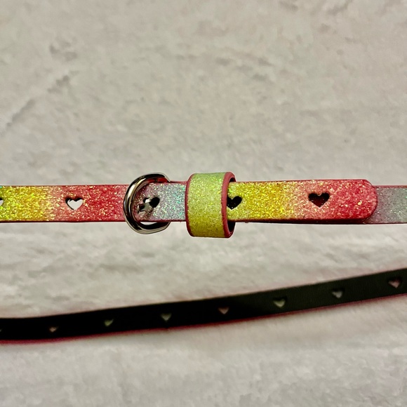 Target Girls Rainbow and Hearts 29” Belt - Picture 4 of 11